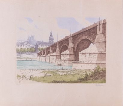 Joanny DREVET (1889-1969)
Lyon, the Rhône...