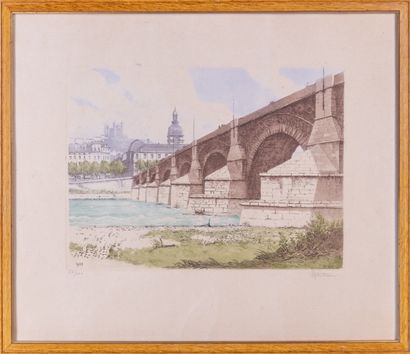 Joanny DREVET (1889-1969)
Lyon, the Rhône...