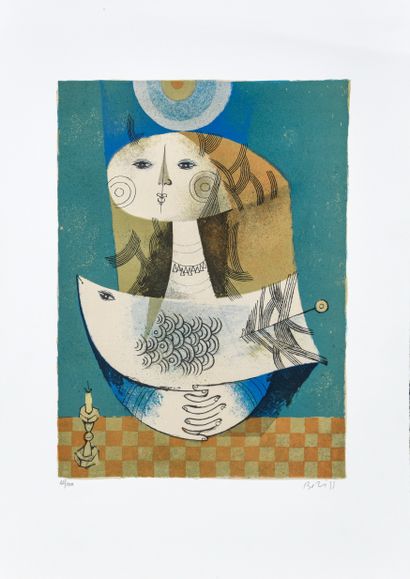 Samy BRISS (born in 1930)
The Fish
Color...