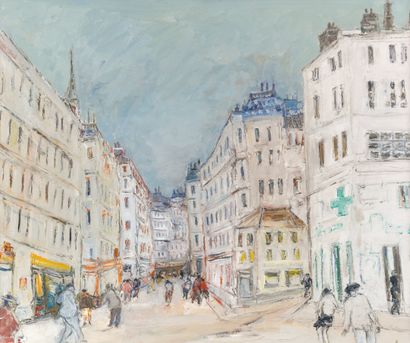 Jean FUSARO (born in 1925).
Street of Brest,...