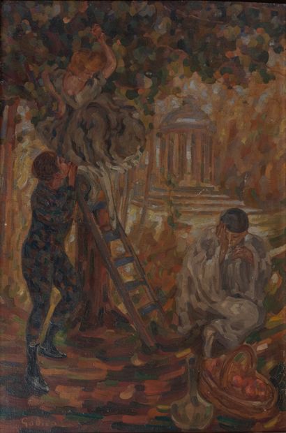 Adrien GODIEN (1873-1949)
Harvest or opera...