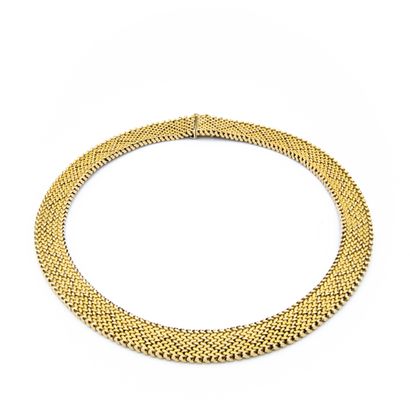 *Beautiful yellow gold 750‰ doormat necklace.

Owl...