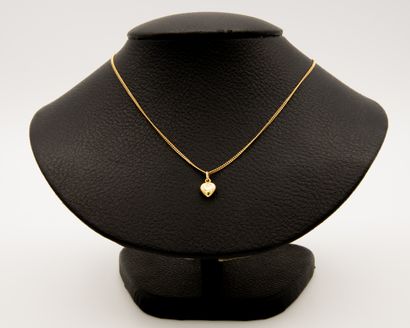 *Yellow gold 750‰ neck chain and heart pendant.

Eagle...