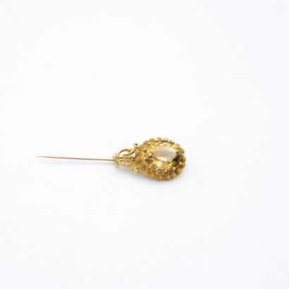Louis Philippe period pin, 

decorated with...