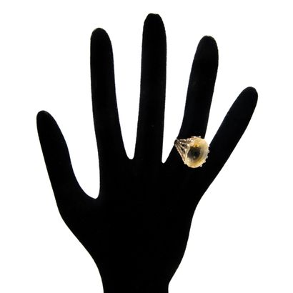 *Ring the setting in yellow gold 585‰ adorned...