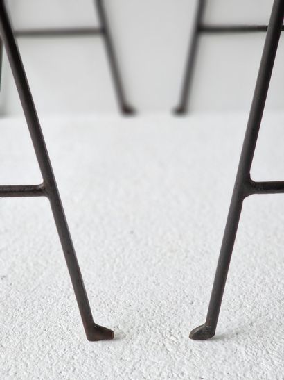 Two pairs of elegant neo-classical trestles,...