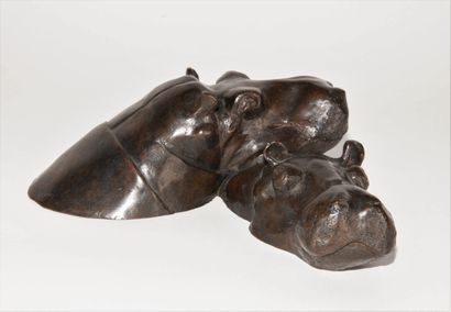 Isabelle BRIZZI (né en 1959)

Têtes d'hippopotames...