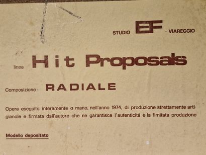 STUDIO EF, 1974 

Applique cinétique lumineuse,...
