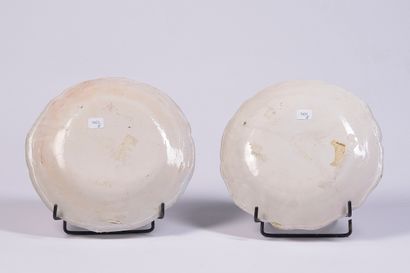 MIDI

Pair of plates in polychrome earthenware,...