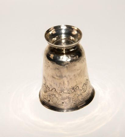 SENS, tulip-shaped silver kettledrum, upper...