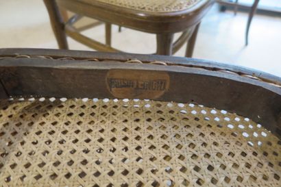 THONET AUSTRIA

Set of three bistro chairs...