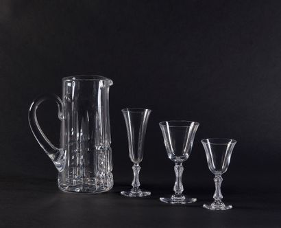 SAINT- LOUIS. 

Service of crystal glasses...