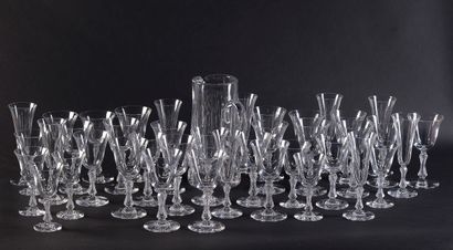 SAINT- LOUIS. 

Service of crystal glasses...