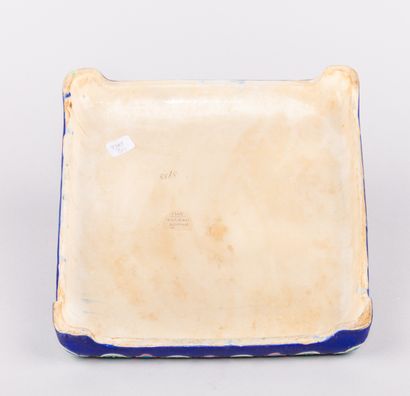 LONGWY (attributed to),

Under plate in enamelled...