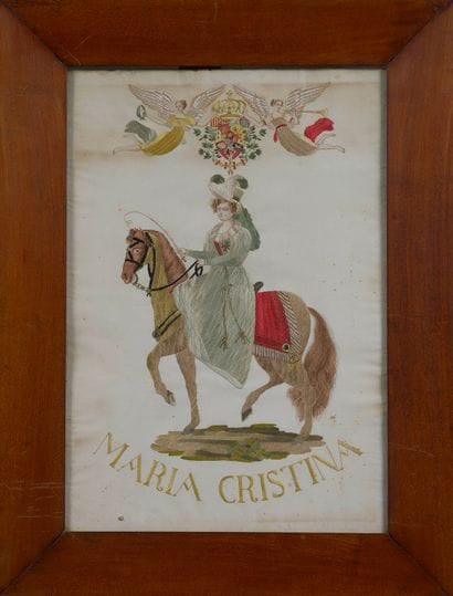 Marie-Christine de Bourbon Sicile (1806-1878),...