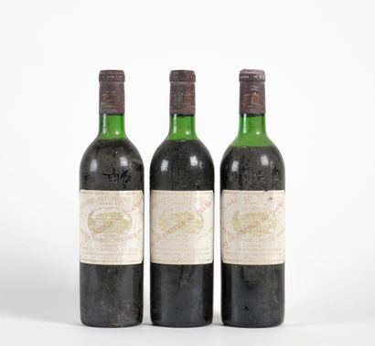 3 B CHÂTEAU MARGAUX (2 H.E.+; 1 M.E.+; e.f.s....