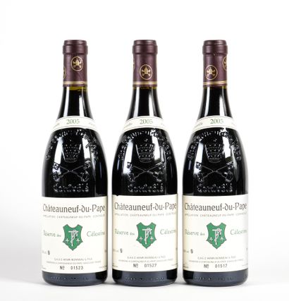 3 B CHÂTEAUNEUF DU PAPE RÉSERVE DES CÉLESTINS...