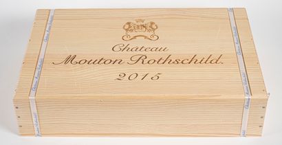 6 B CHÂTEAU MOUTON ROTHSCHILD (original wooden...