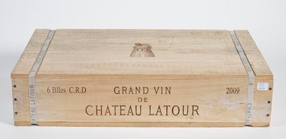 6 B CHÂTEAU LATOUR (original wooden case)...