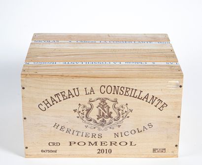 6 B CHÂTEAU LA CONSEILLANTE (original wooden...