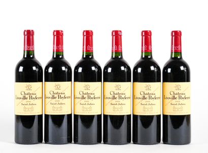 6 B CHÂTEAU LÉOVILLE POYFERRÉ (Original wood...