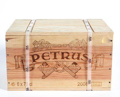 6 B PETRUS (original wooden case) Pomerol...