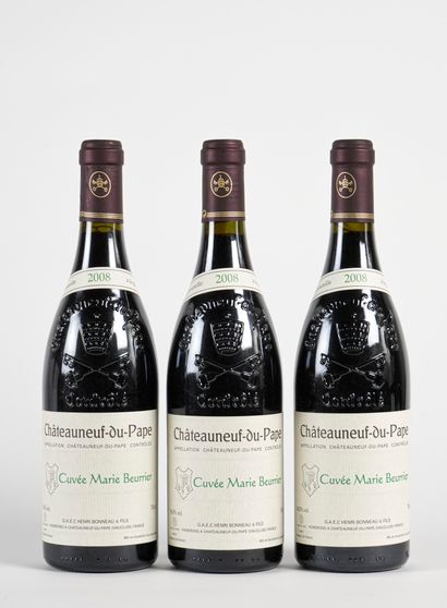 3 B CHÂTEAUNEUF DU PAPE CUVÉE MARIE BEURRIER...