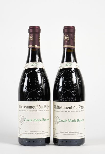 2 B CHÂTEAUNEUF DU PAPE CUVÉE MARIE BEURRIER...
