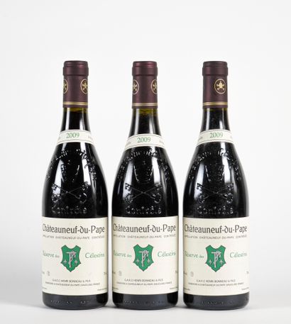 3 B CHÂTEAUNEUF DU PAPE RÉSERVE DES CÉLESTINS...