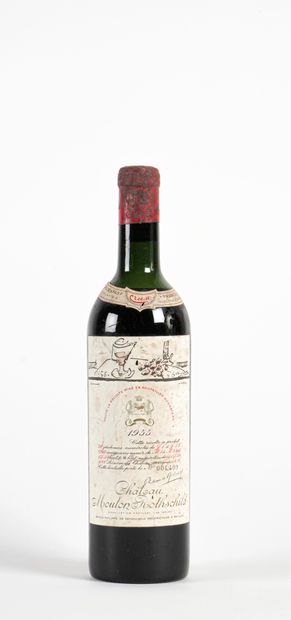 1 B CHÂTEAU MOUTON ROTHSCHILD (H.E; e.t.h;...