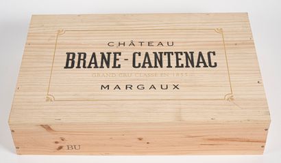 6 B CHÂTEAU BRANE-CANTENAC (Original wooden...