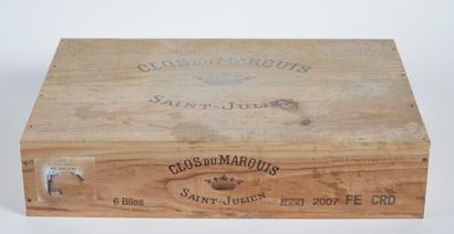 6	 B	 CLOS DU MARQUIS (Caisse Bois d'origine...