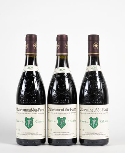 3 B CHÂTEAUNEUF DU PAPE RÉSERVE DES CÉLESTINS...