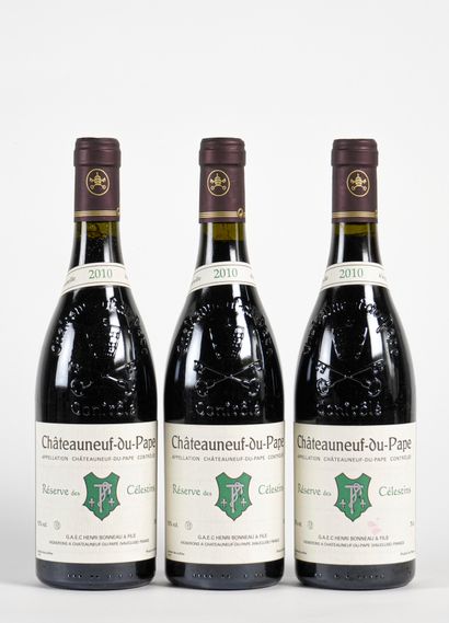 3 B CHÂTEAUNEUF DU PAPE RÉSERVE DES CÉLESTINS...