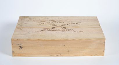 6 	B 	CHÂTEAU SAINT-PIERRE (Caisse Bois d'origine...