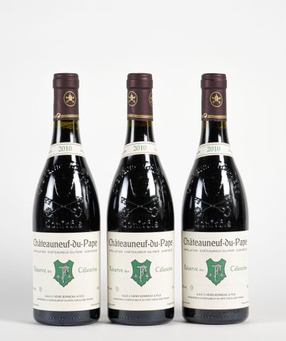 3 B CHÂTEAUNEUF DU PAPE RÉSERVE DES CÉLESTINS...
