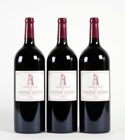 3 Mag CHÂTEAU LATOUR (original wooden case)...
