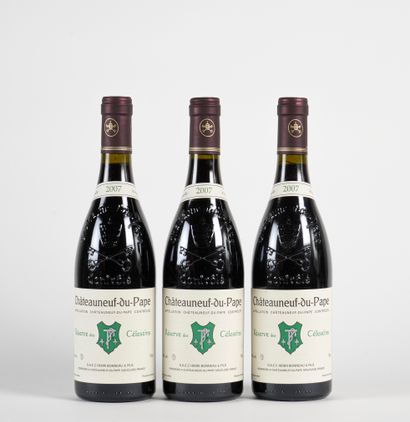 3 B CHÂTEAUNEUF DU PAPE RÉSERVE DES CÉLESTINS...