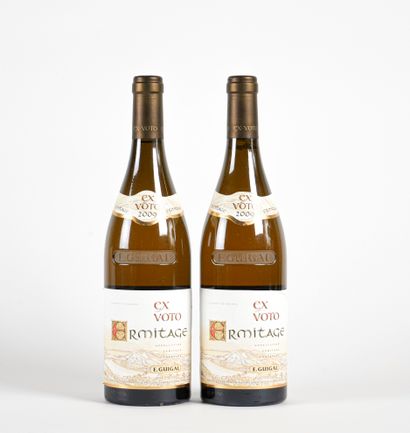 2 B ERMITAGE EX VOTO White (1 folded label)...