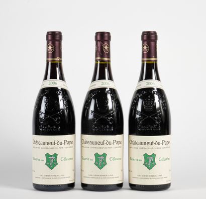 3 B CHÂTEAUNEUF DU PAPE RÉSERVE DES CÉLESTINS...