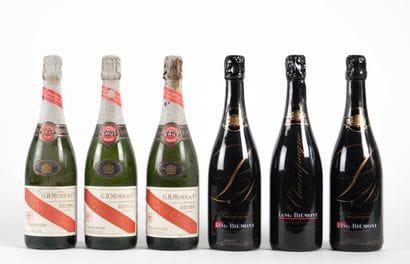 3 B CHAMPAGNE BRUT CORDON ROUGE (e.l.s; 2...