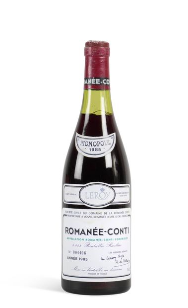 1 B ROMANÉE-CONTI (Grand Cru) (3 cm; light...
