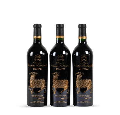 3 B CHÂTEAU MOUTON ROTHSCHILD GCC1 Pauillac...
