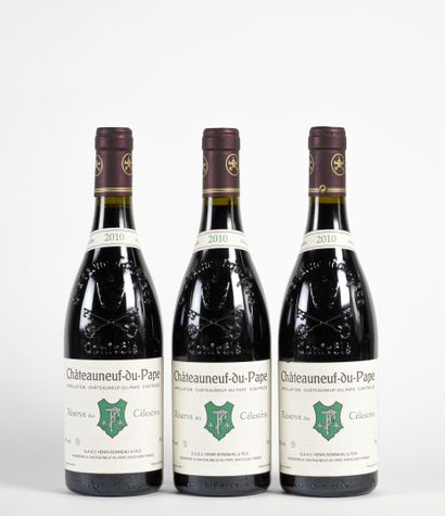 3 B CHÂTEAUNEUF DU PAPE RÉSERVE DES CÉLESTINS...