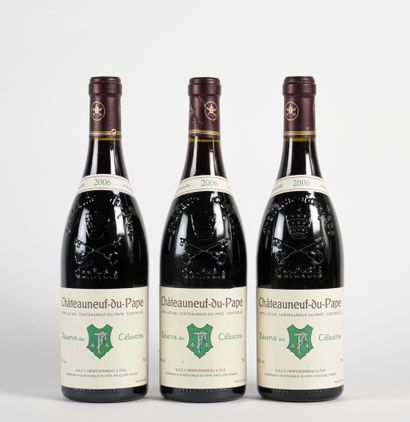 3 B CHÂTEAUNEUF DU PAPE RÉSERVE DES CÉLESTINS...