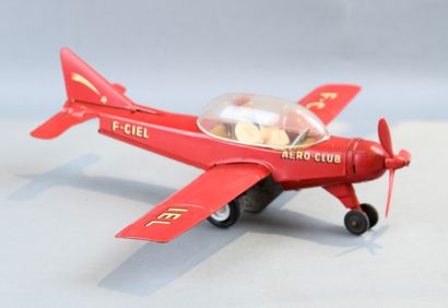 JOUSTRA. Aéro-club F-CIEL. 
Avion à friction...