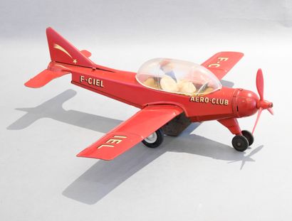 JOUSTRA. Aéro-club F-CIEL. 
Avion à friction...
