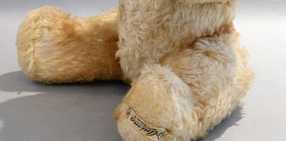 Ourson peluche ANIMA, Paris.
Les yeux marrons...
