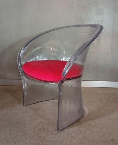 Pierre PAULIN (1927-2009).
Flower armchair...