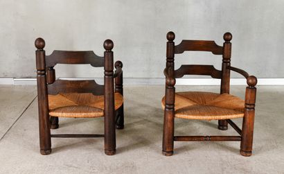 Charles DUDOUYT (1885-1946).
Pair of low...